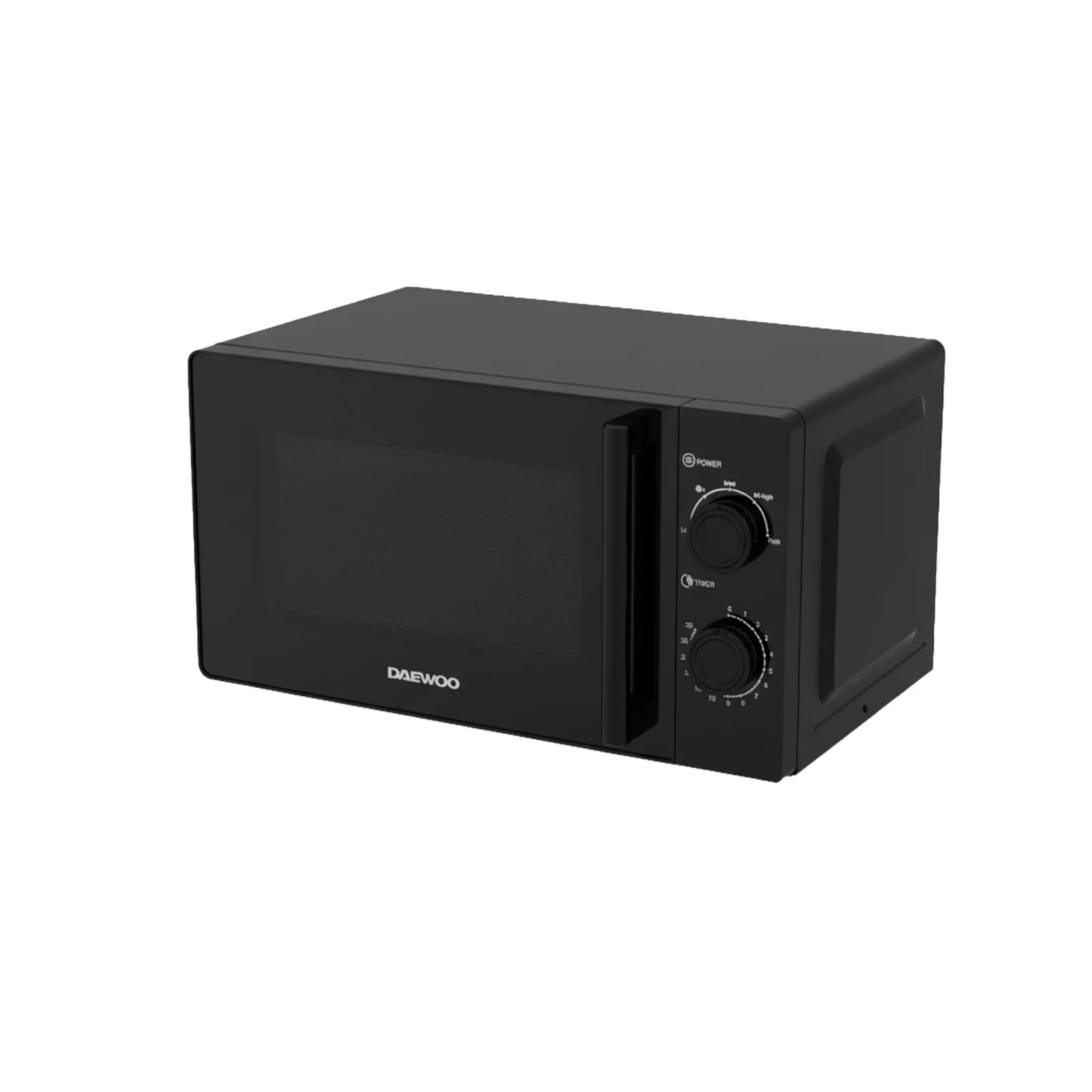 Electrocasnice & Climatizare - CUPTOR CU MICROUNDE DAEWOO KOR-6M20BK, CONTROL MECANIC, 20 LITRI, PUTERE 700 W, 5 NIVELURI DE PUTERE, NEGRU