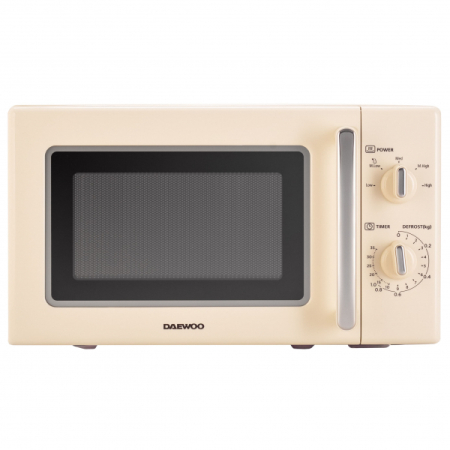 Cuptor cu microunde Daewoo KOR-6S20C-1, 20 l, 700 W, Mecanic, Bej [3]
