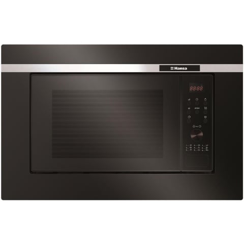 Electrocasnice & Climatizare - Cuptor cu microunde incorporabil Hansa AMG20BFH, 20 l, 700 W, Grill, Timer, Child Lock, Afisaj digital, Negru