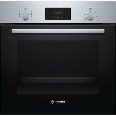 Electrocasnice & Climatizare - Cuptor incorporabil Bosch HBF154YS0, Electric, 66 l, Autocuratare EcoClean Direct, 4D Hotair, Grill, Raft telescopic, 7 programe, Multifunctional, Clasa A, Inox