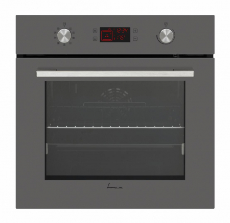 Cuptor incorporabil Fram FBO-V659GCDRC-GVG, 61 l, 9 functii, timer, grill, ventilatie, autocuratare catalitica,clasa A, sticla gri victoria