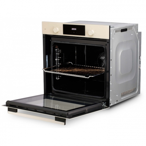 Cuptor incorporabil LDK 1073DC, Clasa A, Capacitate 73 l, 10 functii, Grill, Turbo, Dezghetare, Timer, Iluminare cuptor, Crem