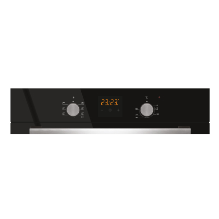 Cuptor incorporabil Samus SC619EGV,2200 W,56 l,7 functii,Ventilator,Grill electric 2000 W,Timer analogic,Ventilatie tangentiala de racire,Clasa energetica A,Negru