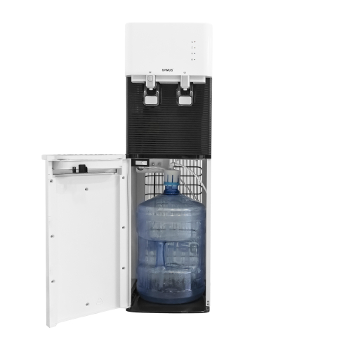 DOZATOR DE APA DE PODEA CU COMPRESOR WDSF-253CW, PUTERE INCALZIRE APA: 500 W, DEBIT MAXIM APA CALDA: 5 LITRI/H, BIDON 11/19 LITRI, DEBIT MAXIM APA RECE: 2 LITRI/H, PUTERE RACIRE APA: 85 W [2]