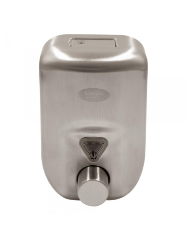 Dozator de sapun - DOZATOR SAPUN LICHID LIMPIO SD82, INOX SATINAT, MONTAJ SUSPENDAT, 820 ML