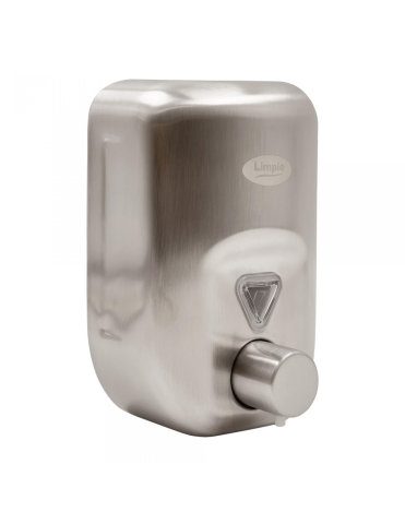 Dozator de sapun - DOZATOR SAPUN LICHID LIMPIO SD82, INOX SATINAT, MONTAJ SUSPENDAT, 820 ML