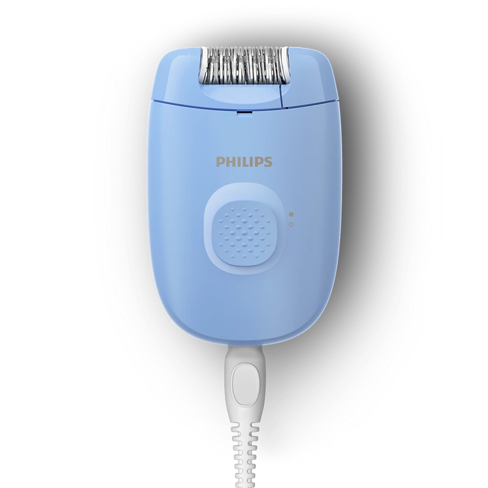 Ingrijire personala - Epilator cu Fir Philips Seria 2000 BRE228/00 1 Setare de Viteza Cap de Epilare Lavabil Albastru