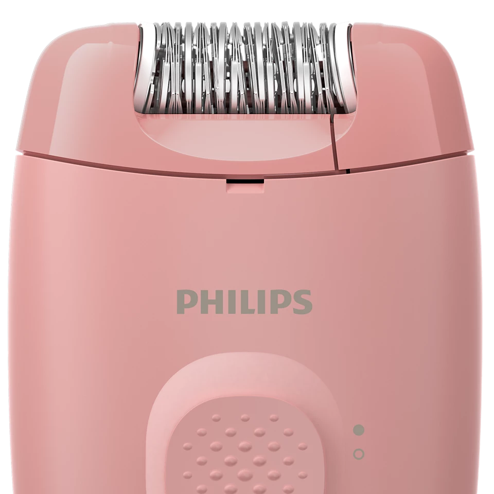 Ingrijire personala - Epilator Philips Seria 2000 BRE227/00, 1 setare de viteza, cap de epilare lavabil, 1 accesoriu, Roz