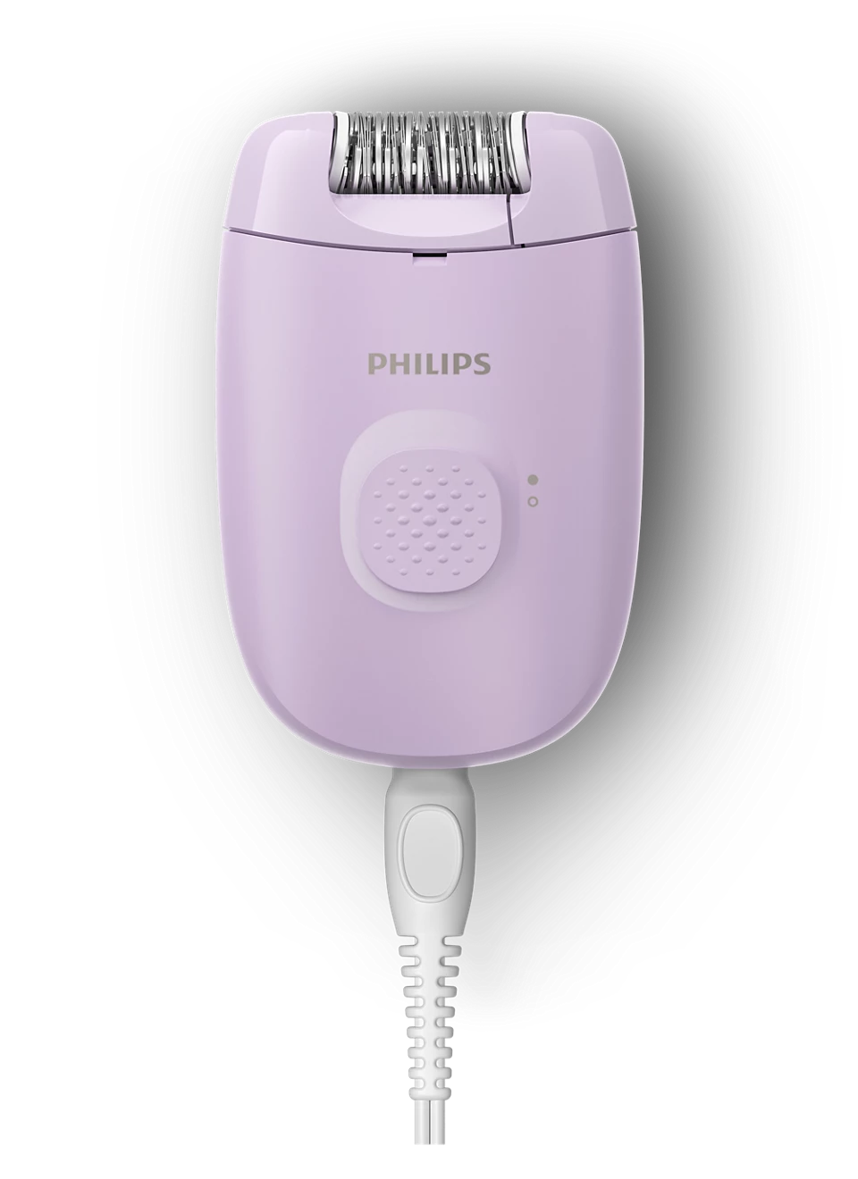 Ingrijire personala - Epilator Philips Seria 2000 BRE237/00, 1 setare de viteza, cap de epilare lavabil, 2 accesorii, Lila