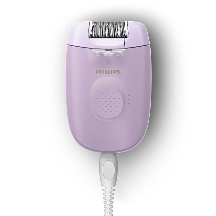 Ingrijire personala - Epilator Philips Seria 4000 BRE257/00, 2 setari de viteza, cap de epilare lavabil, 4 accesorii, Lila