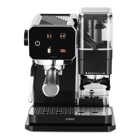 Espressoare - ESPRESSOR CAFEA, SAMUS FLAVOUR 20, AUTOMAT, RASNITA INCORPORATA, CAFEA BOABE, 20 BAR, 1350 W, CAPACITATE 0.9 LITRI, CAPACITATE RASNITA 115 G, PANOU TOUCH CONTROL, REGLARE GRAD MACINARE