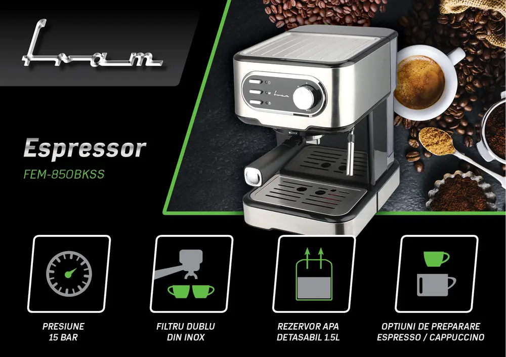 ESPRESSOR MANUAL FRAM FEM-850BKSS [2]
