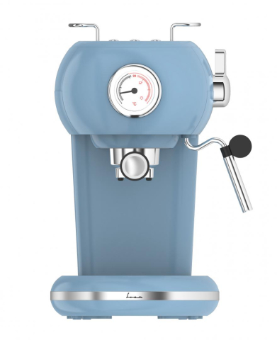Electrocasnice & Climatizare - Espressor manual Fram FEM-D15RBL, 1100 W, Rezervor 1.2 l, 15 bar Albastru