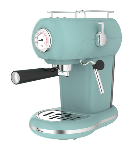 Electrocasnice & Climatizare - Espressor manual Fram FEM-D15RGR, 1100 W, Rezervor 1.2 l, 15 bar Verde