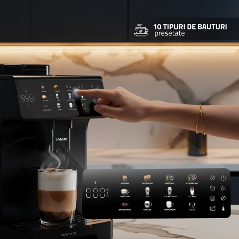 ESPRESSOR SAMUS SUBLIME 19, ESPRESSOR AUTOMAT, NEGRU [2]