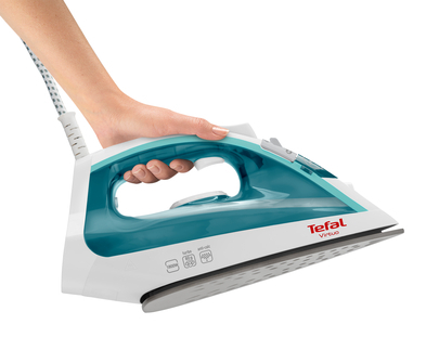 Aspiratoare & Fiare de calcat - FIER DE CĂLCAT TEFAL VIRTUO FV1710E0, 1800W, REZERVOR APĂ 0.2L, JET DE ABUR 80G/MIN, ABUR VARIABIL 20G/MIN, FUNCȚIE ANTICALCAR, ALB