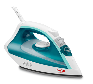 FIER DE CĂLCAT TEFAL VIRTUO FV1710E0, 1800W, REZERVOR APĂ 0.2L, JET DE ABUR 80G/MIN, ABUR VARIABIL 20G/MIN, FUNCȚIE ANTICALCAR, ALB [2]
