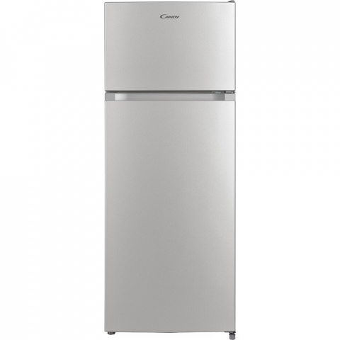 Frigider cu doua usi Candy CDG1S514ES, 211 l, H 143 cm, Clasa E, argintiu