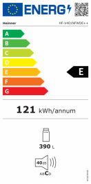 FRIGIDER HEINNER HF-V401NFXWDE++, FULL NO FROST, DOZATOR DE APA, CLASA ENERGETICA: F,  [2]