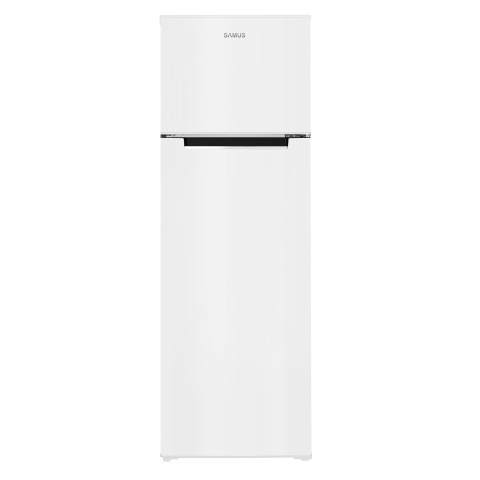 Electrocasnice & Climatizare - FRIGIDER SAMUS SW346E, CU 2 UȘI ȘI 4 RAFTURI, 248 LITRI, CLASĂ E, ALB, ÎNĂLȚIME 165 CM, MOTOR INVERTER, TERMOSTAT REGLABIL, DEZGHEȚARE AUTOMATĂ LA FRIGIDER, UȘI REVERSIBILE, PICIOARE REGLABILE