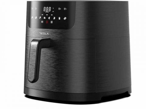 Friteuza aer cald Tesla AF800B, 8 L, 1800WPanou digital, 8 programe, Negru [3]