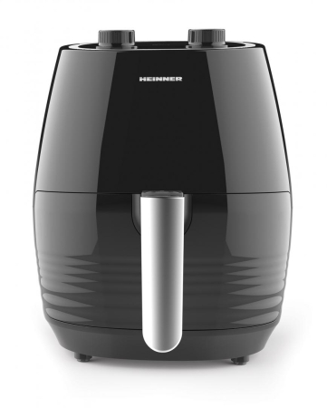 Electrocasnice pentru bucatarie - Friteuza Heinner Airfryer HAF-1250BK, cu aer cald ,gatire fara ulei, 1250 W, capacitate vas 3.6l, capacitate cos 2.5L , termostat reglabil 0-200ËšC, timer 30 min, Negru