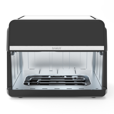 FRITEUZA CU AER CALD SAMUS AF9DUO-S2600DW, 2600 W, 9 LITRI, TOUCH CONTROL, 10 PROGRAME [2]