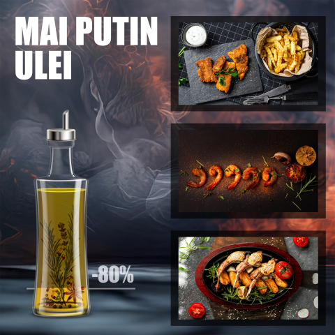 FRITEUZA CU AER CALD SAMUS AF9DUO-S2600DW, 2600 W, 9 LITRI, TOUCH CONTROL, 10 PROGRAME [3]