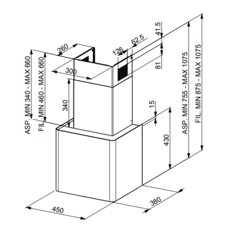HOTA DECORATIVA FABER 335.0533.563 LITHOS EG6 BK LED A45