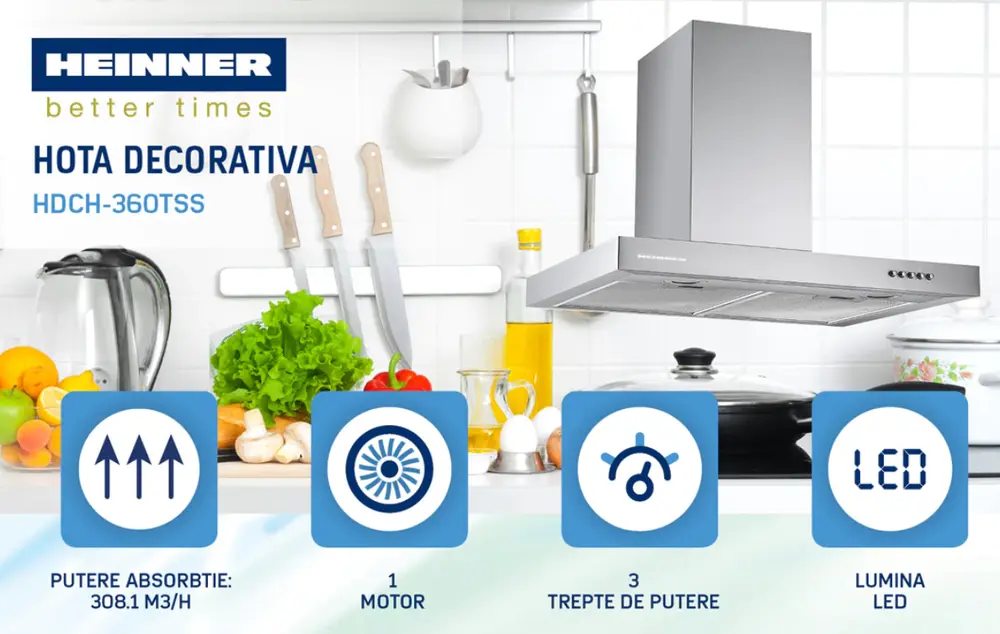 HOTA INCORPORABILA DECORATIVA HEINNER HDCH-360TSS [2]