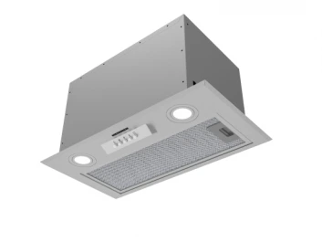 HOTĂ INCORPORABILĂ HEINNER HBIH-MD600IX, 610 M³/H, 3 TREPTE DE VITEZĂ, MOTOR 1 X 215W, LUMINĂ LED 2 X 1.5W, 1 FILTRU ALUMINIU, DIAMETRU TUB EVACUARE 150 MM, INOX [2]