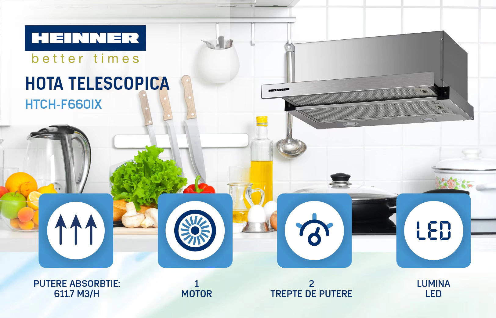 HOTA INCORPORABILA TELESCOPICA HEINNER HTCH-F660IX... [2]