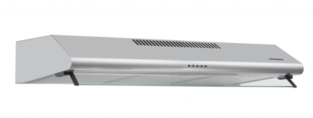 Electrocasnice & Climatizare - Hota traditionala Heinner HCH-490-SS, 90 cm, 2 motoare, Putere de absorbtie 304.5 m3/h, Lumina LED, 3 trepte de viteza, clasa C, inox