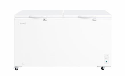 Electrocasnice & Climatizare - LADĂ FRIGORIFICĂ HEINNER HCF-M508INVCE++, 508 L, CLASA E, CONVERTIBILĂ (FRIGIDER/CONGELATOR), COMPRESOR INVERTER, CONTROL MECANIC, TERMOSTAT AJUSTABIL, LUMINARE LED, MÂNER EXTERN CU ÎNCUIETOARE, 2 COȘ