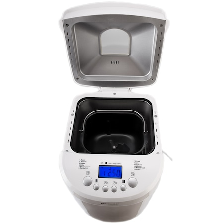 Masina de paine Daewoo DBM600W, 600 W, 900 g, 2 nivele de rumenire, 12 programe, Timer, Alb
