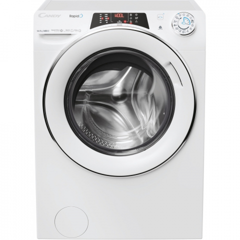Masina de spalat rufe cu uscator - Masina de spalat rufe cu uscator Candy Rapido ROW41494DWMCT-S, Spalare 14 kg, Uscare 9 kg, 1400 RPM, Clasa A, Wi Fi, Quick & Clean, Motor Inverter, Steam, Alb