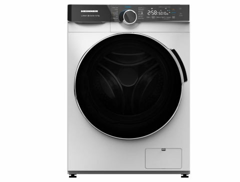 Electrocasnice & Climatizare - MAȘINĂ DE SPĂLAT RUFE CU USCĂTOR HEINNER HWDM-M1014IVKB, SPĂLARE 10 KG, USCĂTOR 7 KG, 1400 RPM, CLASA B, MOTOR INVERTER, DISPLAY LED, CONTROL TOUCH, PROGRAM SPĂLARE ȘI USCARE RAPIDĂ 1H, ALB