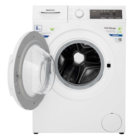 Masina de spalat rufe Daewoo DWD-FV5021-3, 8 kg, 1200 rpm, 15 programe,clasa energetica D,Alb