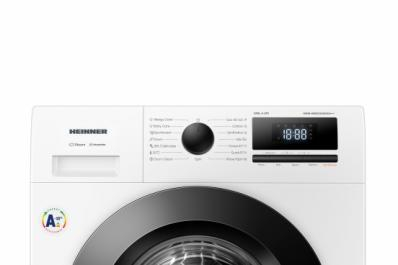 Electrocasnice & Climatizare - MASINA DE SPALAT RUFE HEINNER HWM-HME1014IVA10+++, 10 KG, 1400 RPM, CLASA A-10%, MOTOR INVERTER, DISPLAY DIGITAL, PROGRAM ALLERGY STEAM, ALB