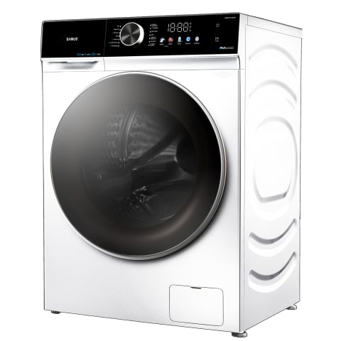 Electrocasnice & Climatizare - MAȘINĂ DE SPĂLAT RUFE SAMUS WSCD10129IDM, 10 KG, INVERTER DIRECT MOTOR (MAI PUȚINE VIBRAȚII, MAI SILENȚIOS, DURABILITATE MAI MARE, CONTROL MAI PRECIS), DISPLAY LED COLOR, 14 PROGRAME, 1200 ROTAȚII, CL