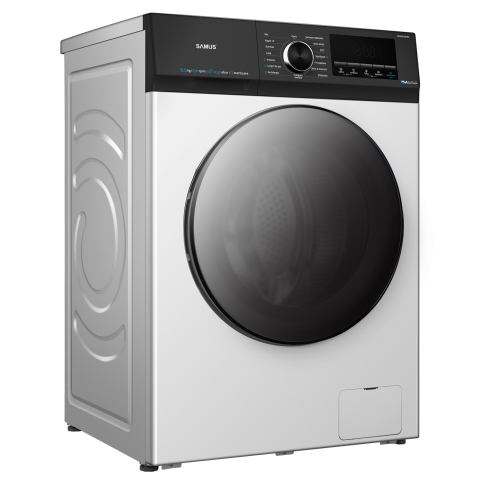 Electrocasnice & Climatizare - MAȘINĂ DE SPĂLAT RUFE SAMUS WSED8128IDM, 8 KG, 1200 RPM, CLASĂ A, INVERTER DIRECT MOTOR, 16 PROGRAME, REÎNCĂRCARE CU RUFE ÎN TIMPUL SPĂLĂRII