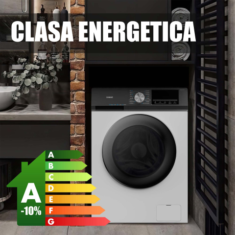 MASINA DE SPALAT RUFE SAMUS WSEDI10148, 10 KG, MOTOR INVERTER, 16 PROGRAME, 1400 ROTATII, ALB [6]