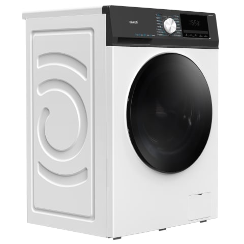 MASINA DE SPALAT RUFE SAMUS WSEDI7148, 7 KG, MOTOR INVERTER, DISPLAY LED, 16 PROGRAME, 1400 ROTATII, CLASA ENERGETICA A – 10%, REINCARCARE CU RUFE IN TIMPUL SPALARII, ALB [4]