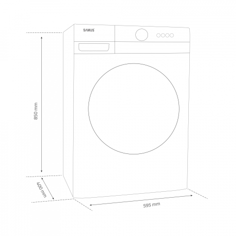 MASINA DE SPALAT RUFE SAMUS WSL-6101 [2]
