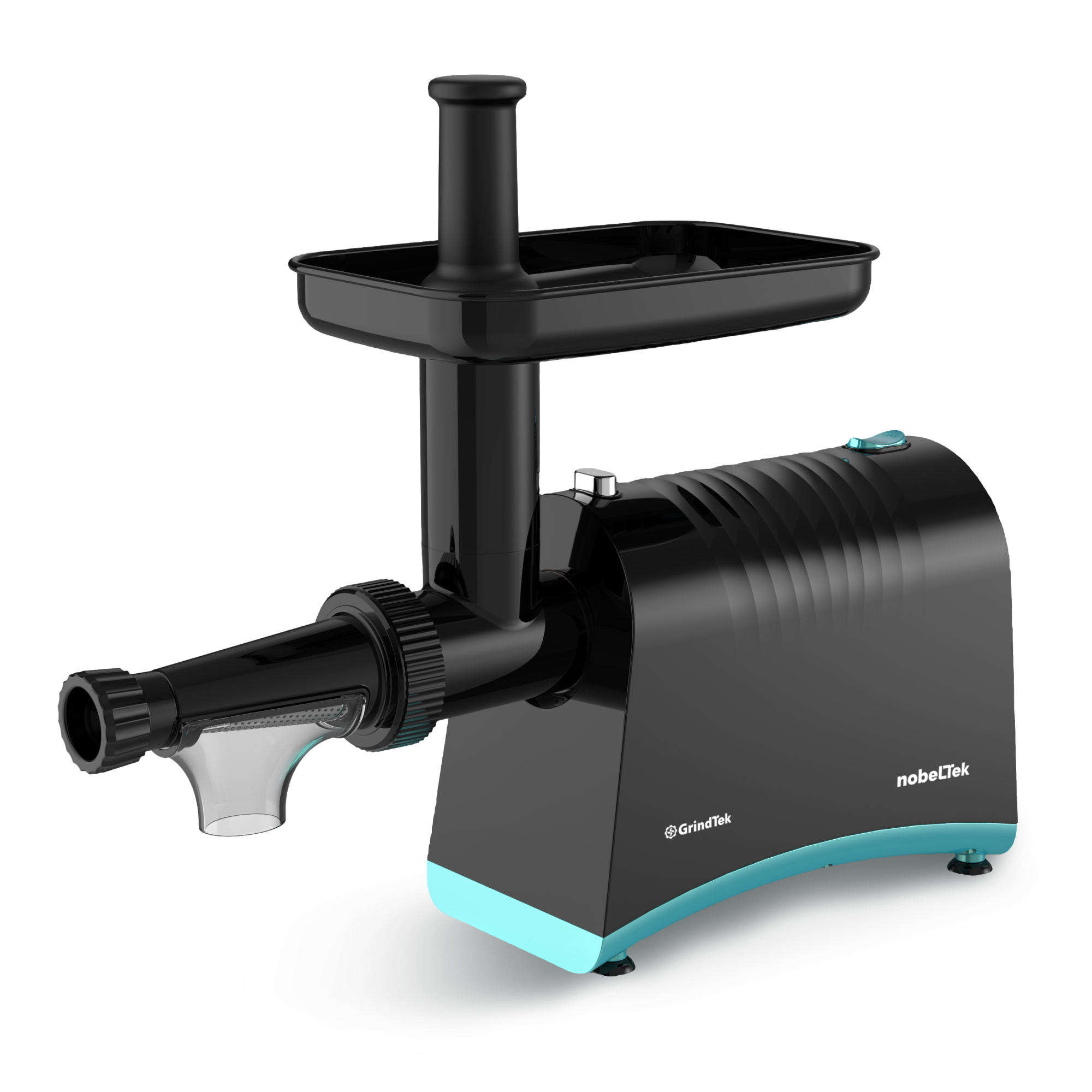 Electrocasnice & Climatizare - MASINA DE TOCAT CARNE NOBELTEK NMG1000, 1000 W, 1 KG/MINUT, 3 DISCURI DE TAIERE, ACCESORII SUC DE ROSII+CARNATI, LAMA INOX, FUNCTIE REVERSE, NEGRU