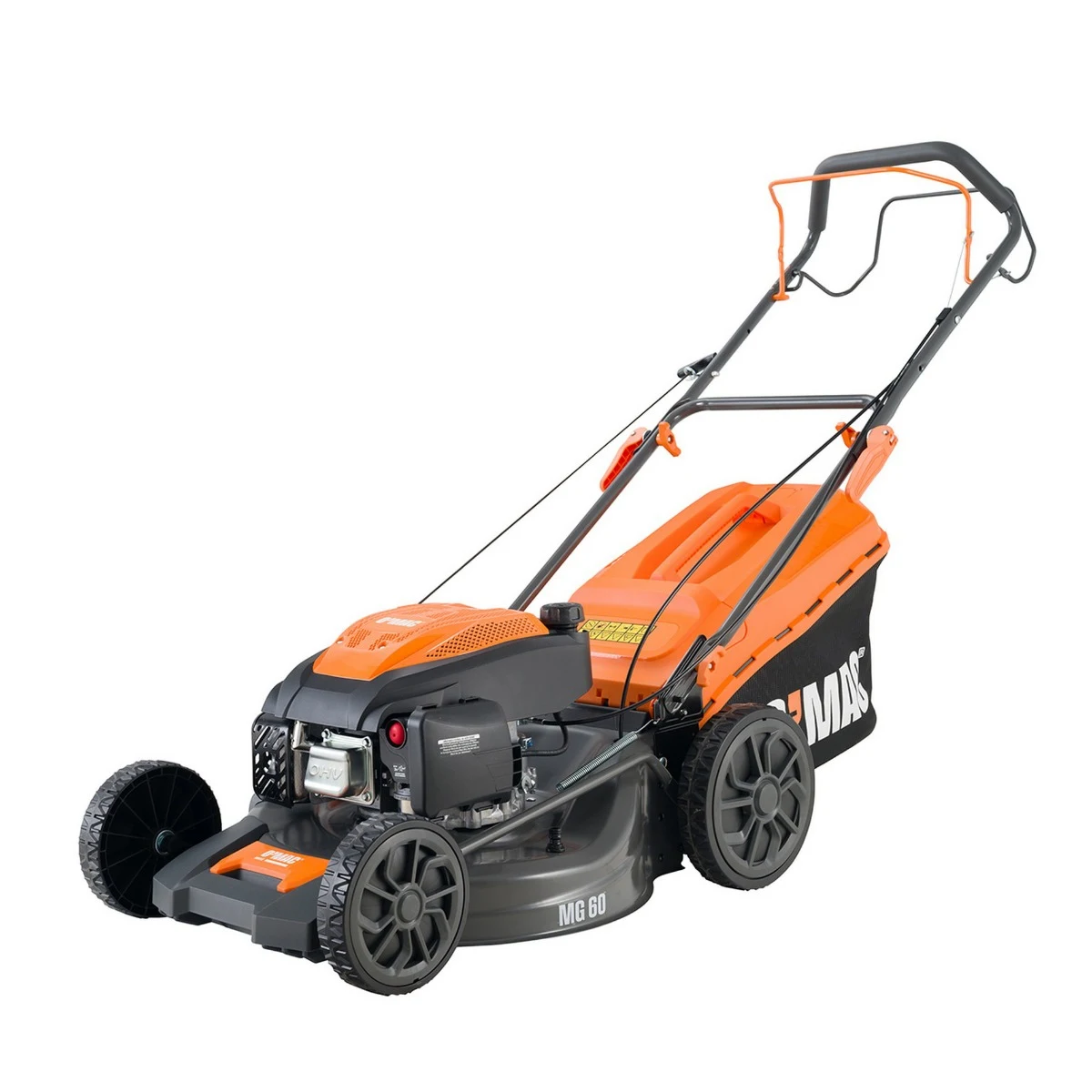 MAȘINĂ DE TUNS IARBA PE BENZINĂ O-MAC MG 60, 4.6 KW, 6 CP, LĂȚIME DE TĂIERE 51 CM [3]