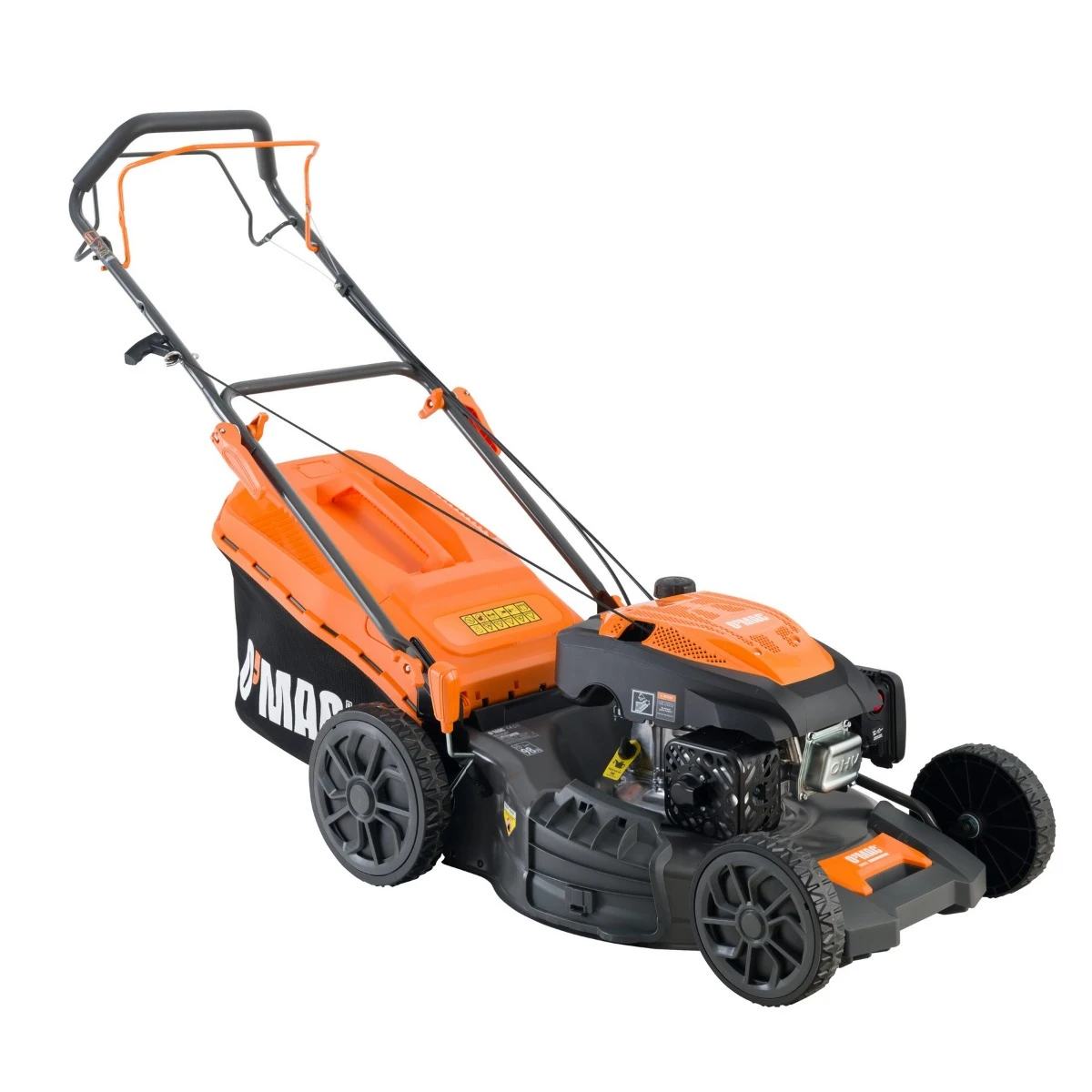 MAȘINĂ DE TUNS IARBA PE BENZINĂ O-MAC MG 60, 4.6 KW, 6 CP, LĂȚIME DE TĂIERE 51 CM [4]