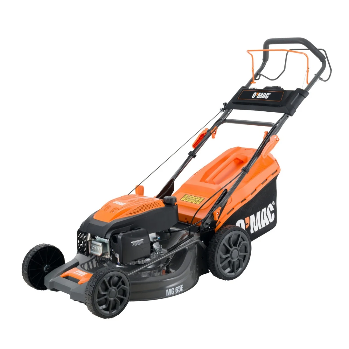 Masina de tuns gazonul - MAȘINĂ DE TUNS IARBA PE BENZINĂ O-MAC MG 65E, 4.8 KW, 6.5 CP, LĂȚIME DE TĂIERE 53 CM