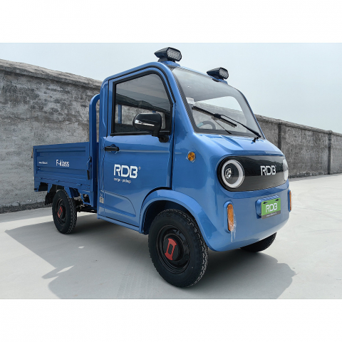 Masina electrica RDB F-KLASS fara permis 1500W, 25 km/h, 72V,58Ah, autonomie 65 km, bena rabatabila culoare gri [2]