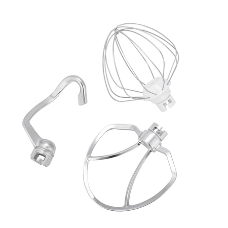 Mixer cu bol Daewoo DHM200MGW, 2000W, capacitate bol 5.5l, accesoriu masina de tocat, capacitate de tocare 1.2 kg/min, 3 discuri de taiere din inox, tel, carlig framantare, palete amestecare, Alb [3]